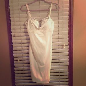 Gorgeous white VS dress bejeweled built in bra!